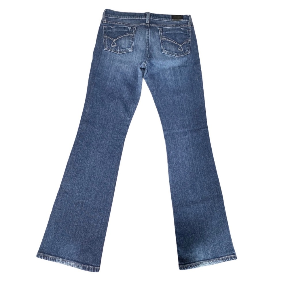 Sutters Jeans Womens 29 Kate Bootcut Denim Blu Western Boho Embroidered Low Rise
